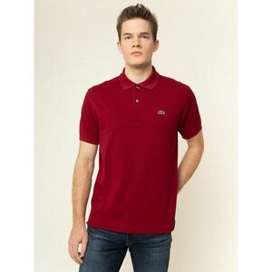 Lacoste Pólóing L1212 Bordó Classic Fit kép
