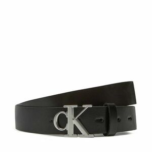Női öv Calvin Klein Monogram Plaque Buckle 30Mm LV04K7018G Fekete kép