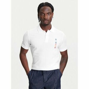 United Colors Of Benetton Pólóing 3089U302J Fehér Regular Fit kép