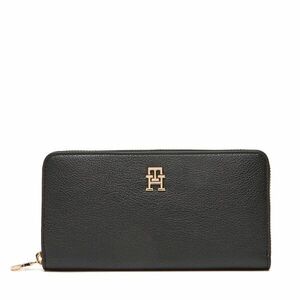 Nagyméretű férfi pénztárca Tommy Hilfiger Th Distinct Lrg Za AW0AW17482 Fekete kép
