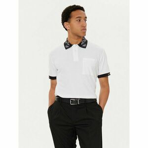 Versace Jeans Couture Pólóing 78GAGT04 Fehér Regular Fit kép