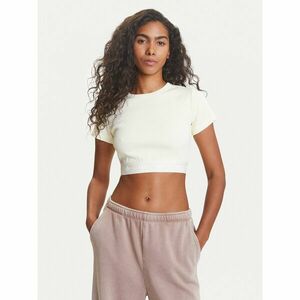 adidas Póló Ribbed JD0040 Bézs Slim Fit kép