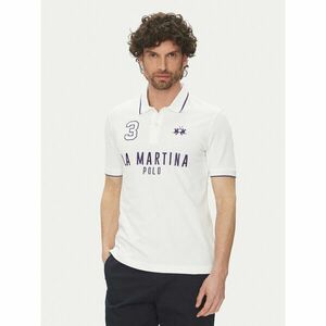 La Martina Pólóing Yeshayahu MAP320 PK001 Fehér Regular Fit kép