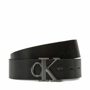 Férfi öv Calvin Klein Jeans Monogram Plaque Buckle 35Mm Adj/Rev LV04G7026G Fekete kép
