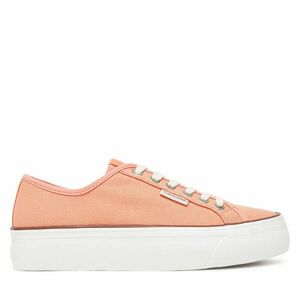 Teniszcipő Calvin Klein Jeans Vulc Flatform Ctn Logo Tag YW0YW01838 Narancssárga kép