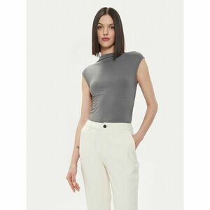 Gina Tricot Felső 20883 Szürke Slim Fit kép
