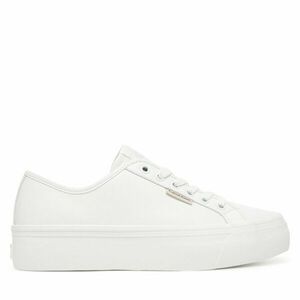 Sportcipők Calvin Klein Jeans Vulc Flatform Lth YW0YW01886 Fehér kép
