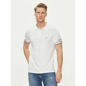 Tommy Hilfiger Pólóing Flag MW0MW34780 Fehér Slim Fit kép