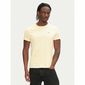 Tommy Jeans Póló DM0DM04411 Sárga Slim Fit kép
