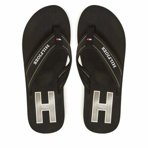 Flip-flops Tommy Hilfiger Hilfiger H Padded Beach Sandal FM0FM05536 Fekete kép