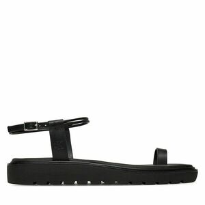 Szandál Calvin Klein Jeans Rope Toe Post Sandal Lth Mg YW0YW01893 Fekete kép