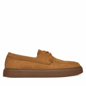 Félcipő Calvin Klein Hybrid Lace Up Boat Nu HM0HM01892 Barna kép