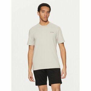 Calvin Klein Póló Micro Logo K10K109894 Bézs Regular Fit kép