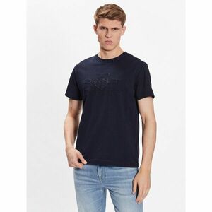 Gant Póló Tonal Shield 2003140 Sötétkék Regular Fit kép