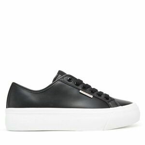 Sportcipők Calvin Klein Jeans Vulc Flatform Lth YW0YW01886 Fekete kép