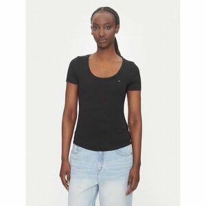 Tommy Jeans Póló Essential DW0DW20916 Fekete Regular Fit kép