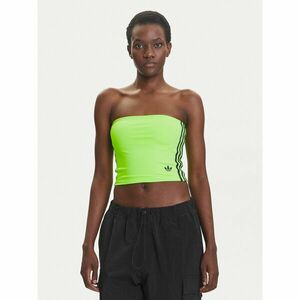 adidas Felső adicolor 3-Stripes JX7719 Zöld Slim Fit kép