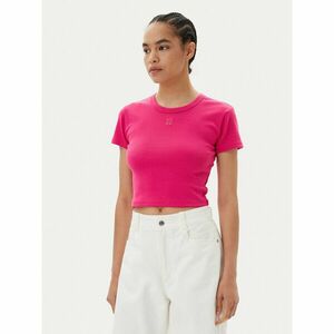 HUGO Póló Delanor 50512000 Rózsaszín Slim Fit kép