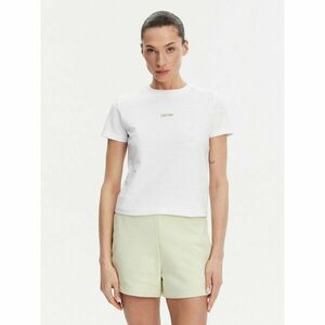 Calvin Klein Jeans Póló Placed Institutional J20J225524 Fehér Slim Fit kép