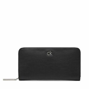 Nagy női pénztárca Calvin Klein Ck Re-Lock Large Zip Around LV04F1034G Fekete kép