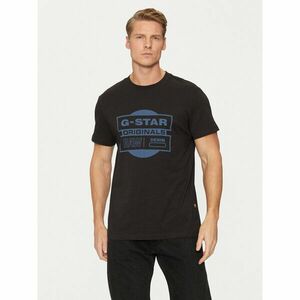 G-Star Raw Póló Originals D25443-8415 Fekete Regular Fit kép