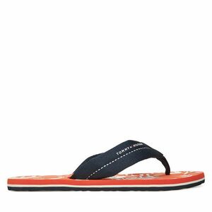 Flip-flops Tommy Hilfiger Hilfiger Flw Print Beach Sandal FM0FM05507 Sötétkék kép