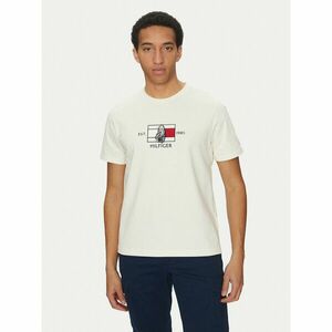 Tommy Hilfiger Póló Sailing MW0MW38628 Ekru Regular Fit kép