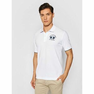 La Martina Pólóing CCMP01 PK001 Fehér Regular Fit kép