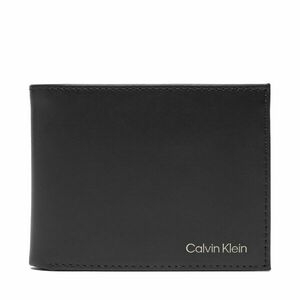 Férfi pénztárca Calvin Klein Ck Smooth Billfold W/ Coin Walle LV04D1105G Fekete kép