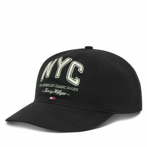 Baseball sapka Tommy Hilfiger Flag Seasonal 5 Panel AM0AM13562 Fekete kép