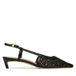 Szandál Tommy Hilfiger Mono Squared Toe Kitten Slingb FW0FW08746 Fekete kép