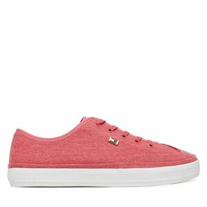 Sportcipők Tommy Hilfiger Washed Canvas Vulc Sneaker FW0FW08894 Rózsaszín kép