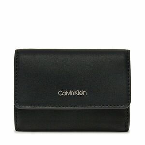 Női pénztárca Calvin Klein Ck Must Small Trifold W/Zip LV04F1030G Fekete kép