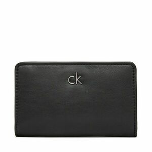 Nagy női pénztárca Calvin Klein Ck Re-Lock Medium Bifold LV04F1033G Fekete kép