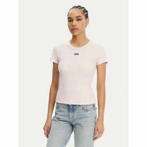 HUGO Póló Easy 50523924 Rózsaszín Slim Fit kép