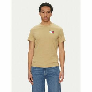 Tommy Jeans Póló Essential DM0DM20740 Bézs Slim Fit kép