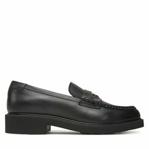 Lords Tommy Hilfiger Crest Squarish Toe Penny Loafer FW0FW08633 Fekete kép