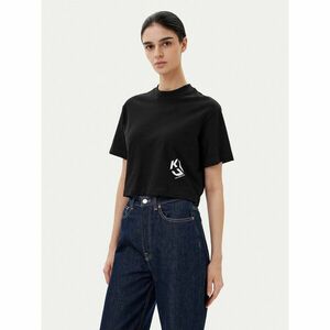 KARL LAGERFELD Póló A2W17076 Fekete Cropped Fit kép