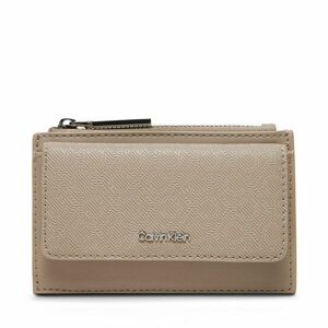 Bankkártya tartó Calvin Klein Ck Must Aop Cc Holder W Zip LV04F1036G Bézs kép