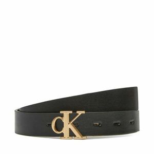 Női öv Calvin Klein Monogram Plaque Buckle 25Mm Rev LV04K7005G Fekete kép