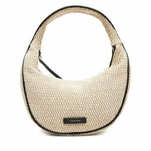 Táska Calvin Klein Pinched Raffia Medium Shoulder B LV04F3079G Bézs kép