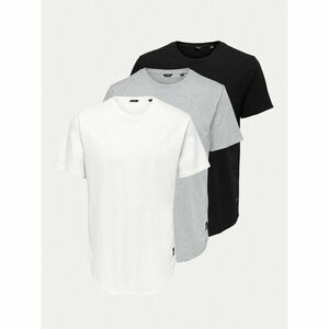 Only & Sons 3 db póló Matt 22013782 Színes Regular Fit kép