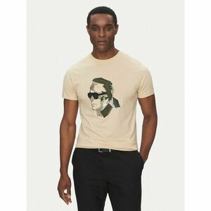 KARL LAGERFELD Póló 755067 552241 Bézs Regular Fit kép