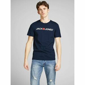 Jack&Jones Póló Corp Logo 12137126 Sötétkék Slim Fit kép