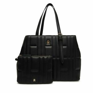 Táska Tommy Hilfiger Th Feminine Tote AW0AW17452 Fekete kép