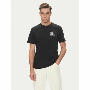 Calvin Klein Póló Abstract Graphic LV04RC853G Fekete Regular Fit kép