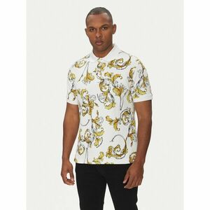 Versace Jeans Couture Pólóing 78GAG6S0 Fehér Regular Fit kép