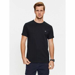 Gant Póló Shield 2003185 Fekete Slim Fit kép