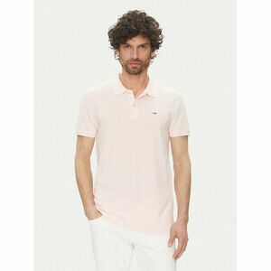 Tommy Jeans Pólóing DM0DM20676 Rózsaszín Slim Fit kép