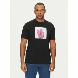 BOSS Póló Te_Mextour 50535079 Fekete Regular Fit kép